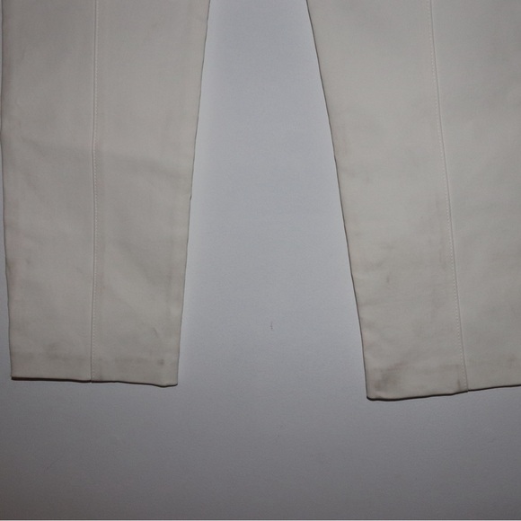 Tory Burch | Cream Straight Leg Dress Pants Size 12 - Picture 9 of 15